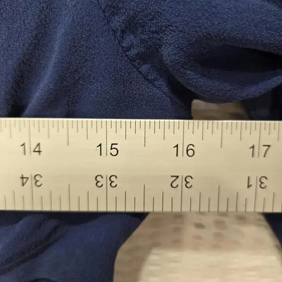 Adrianna Papell Women's Sz 4 Flutter Sleeve Tiered V-Neckline Front & Back Dress - Picture 6 of 9